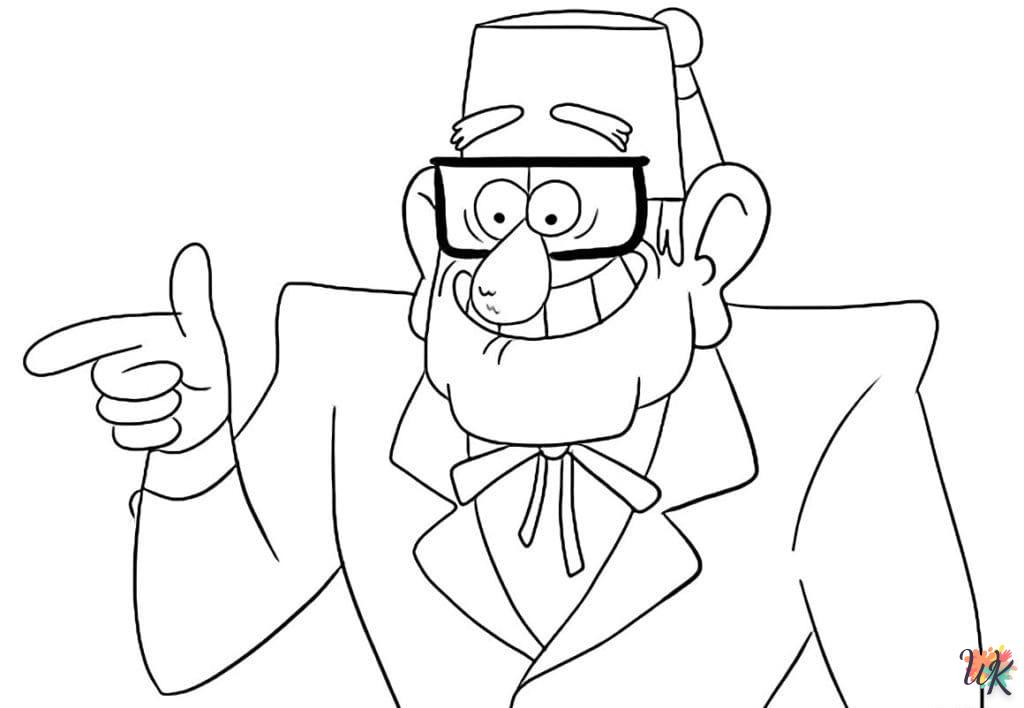 Dibujos para Colorear Gravity Falls 23