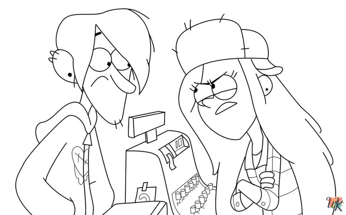 Dibujos para Colorear Gravity Falls 25