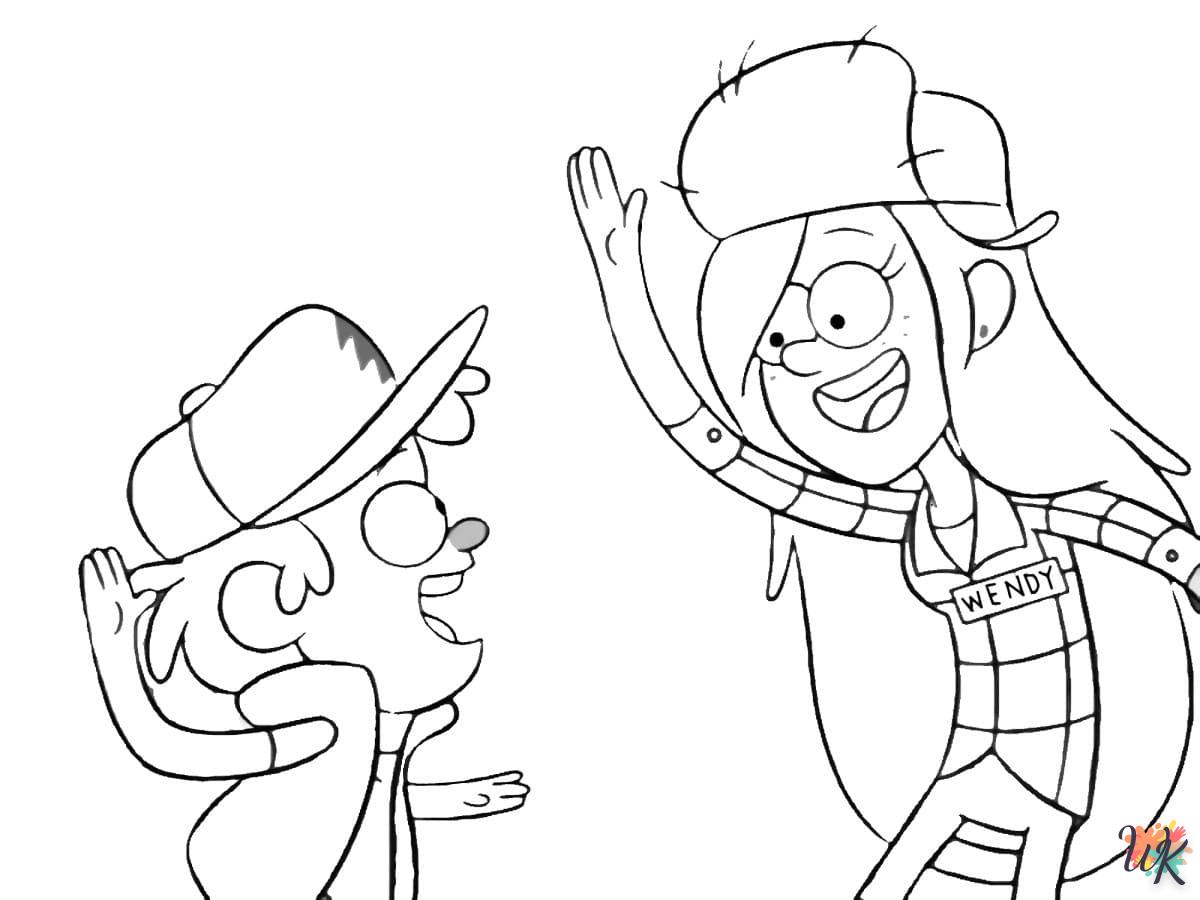 Dibujos para Colorear Gravity Falls 28