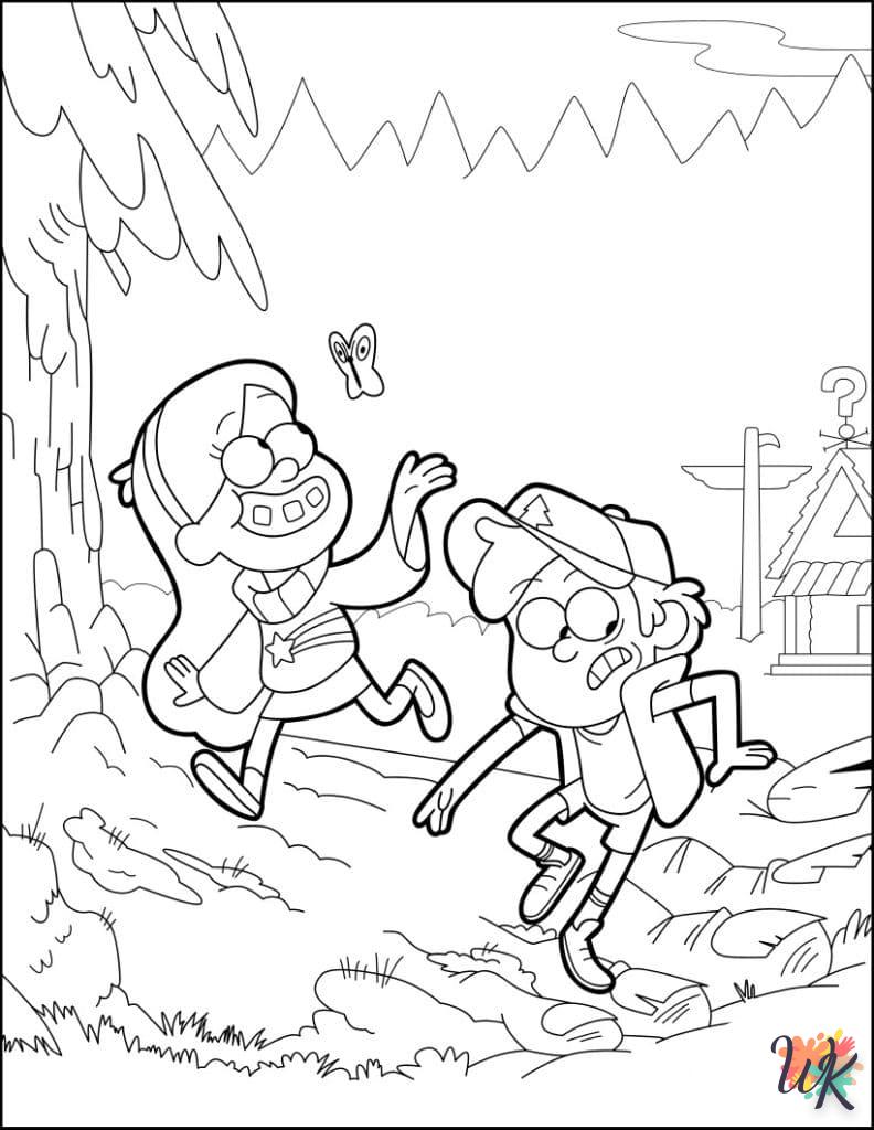 Dibujos para Colorear Gravity Falls 29