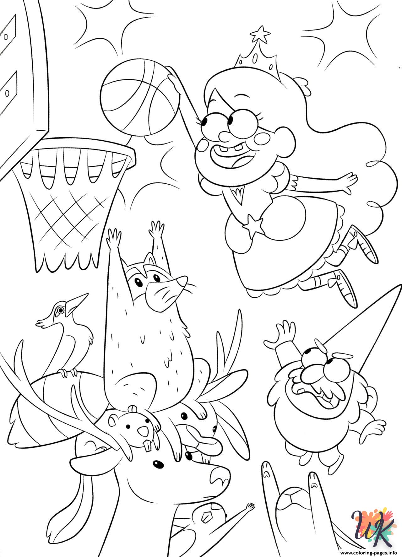 Dibujos para Colorear Gravity Falls 30