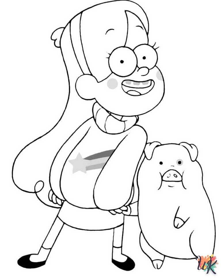 Dibujos para Colorear Gravity Falls 31