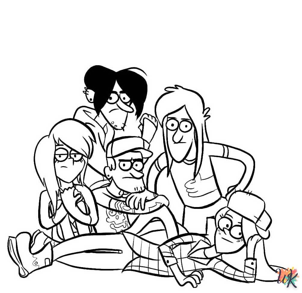 Dibujos para Colorear Gravity Falls 33