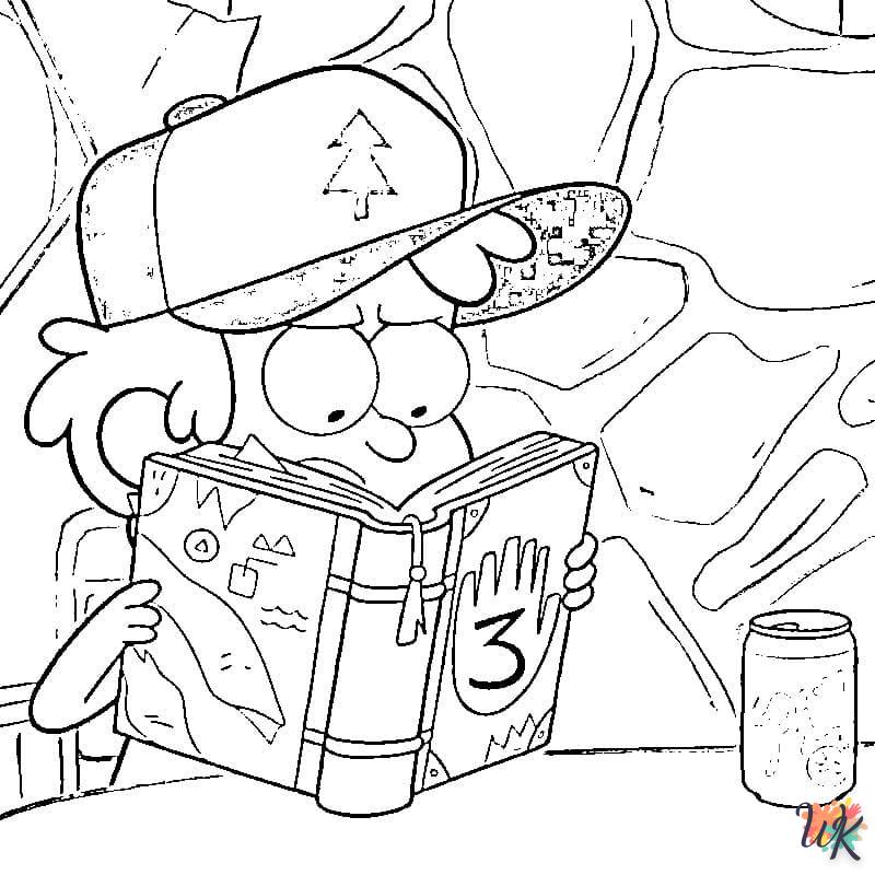 Dibujos para Colorear Gravity Falls 35