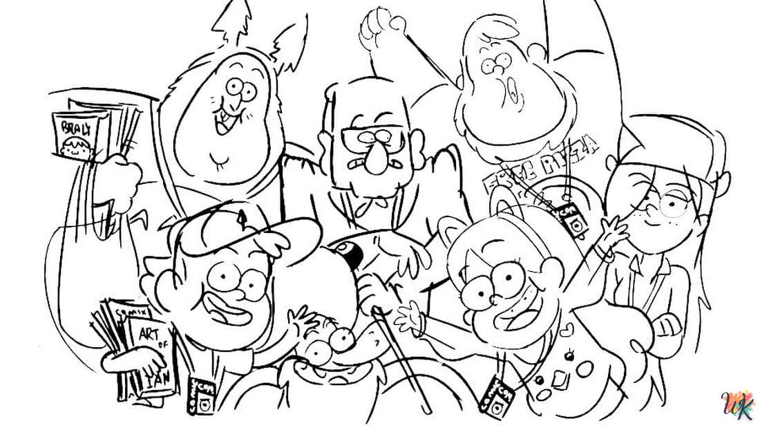 Dibujos para Colorear Gravity Falls 38