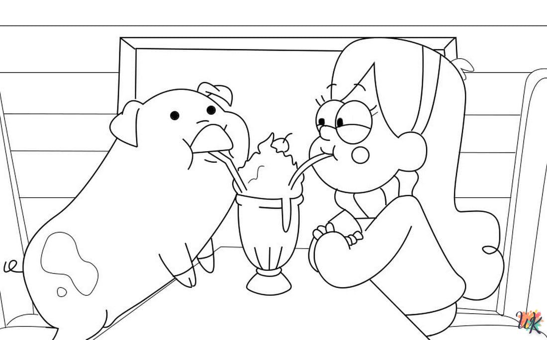 Dibujos para Colorear Gravity Falls 39