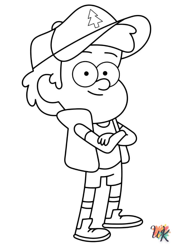 Dibujos para Colorear Gravity Falls 42