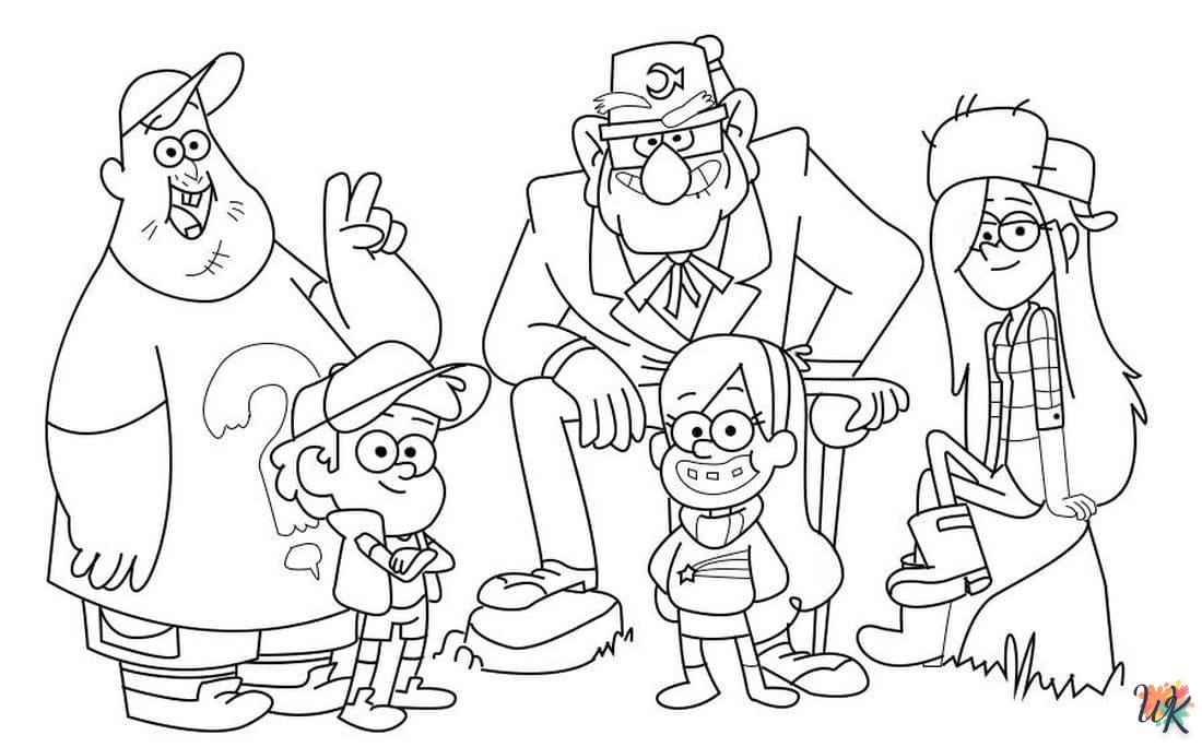 Dibujos para Colorear Gravity Falls 43