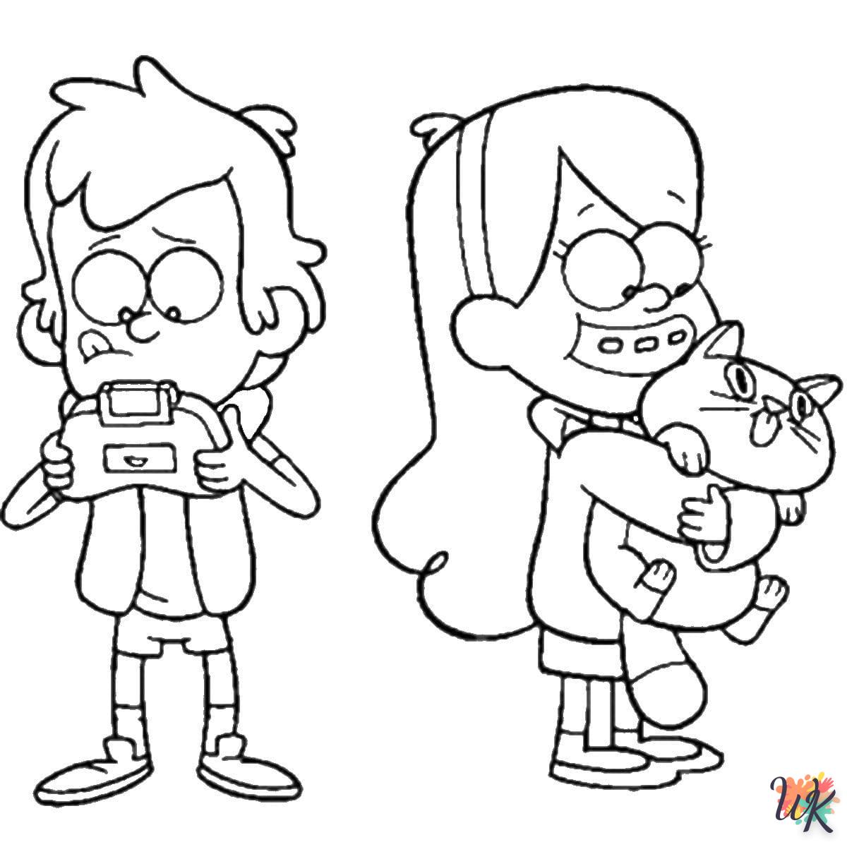 Dibujos para Colorear Gravity Falls 46