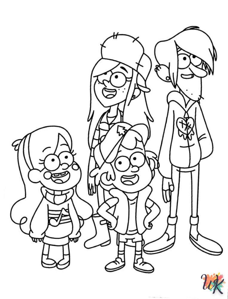 Dibujos para Colorear Gravity Falls 49