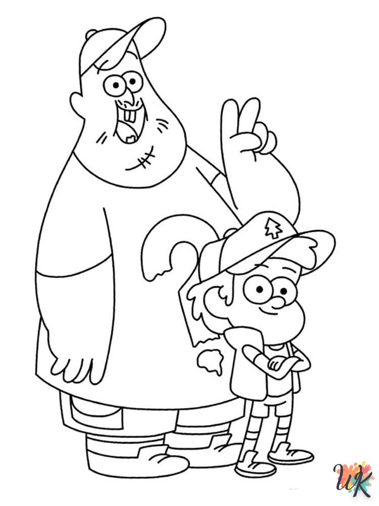 Dibujos para Colorear Gravity Falls 50