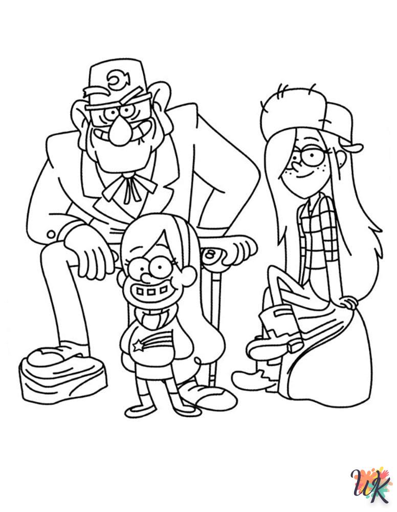 Dibujos para Colorear Gravity Falls 51