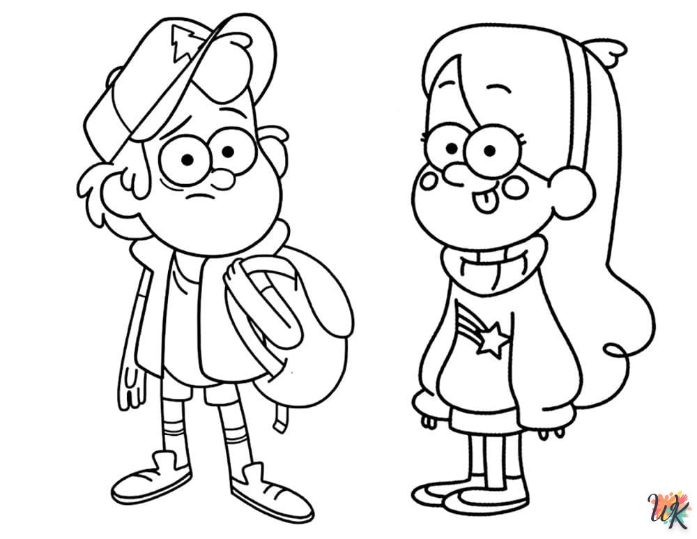 Dibujos para Colorear Gravity Falls 54