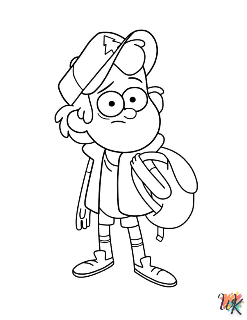 Dibujos para Colorear Gravity Falls 56