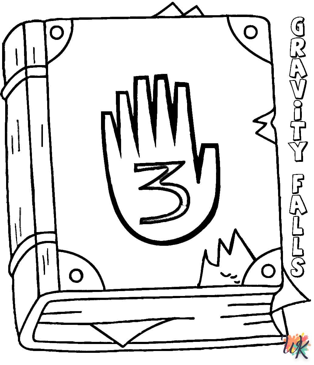 Dibujos para Colorear Gravity Falls 57