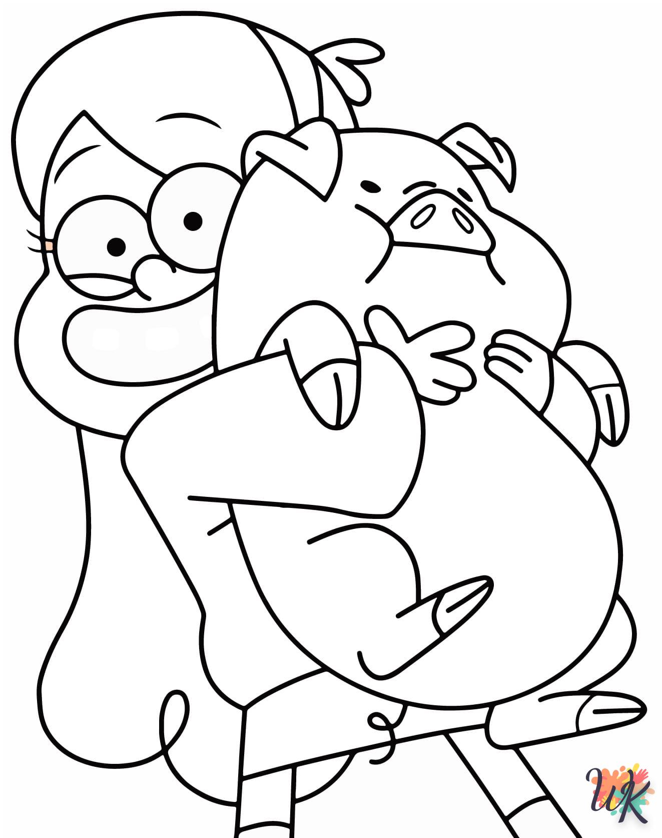 Dibujos para Colorear Gravity Falls 59