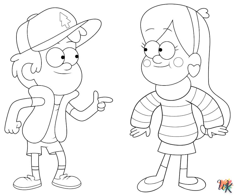 Dibujos para Colorear Gravity Falls 60