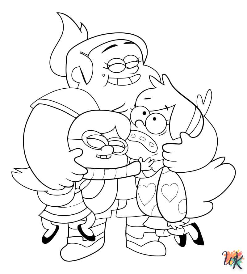 Dibujos para Colorear Gravity Falls 61