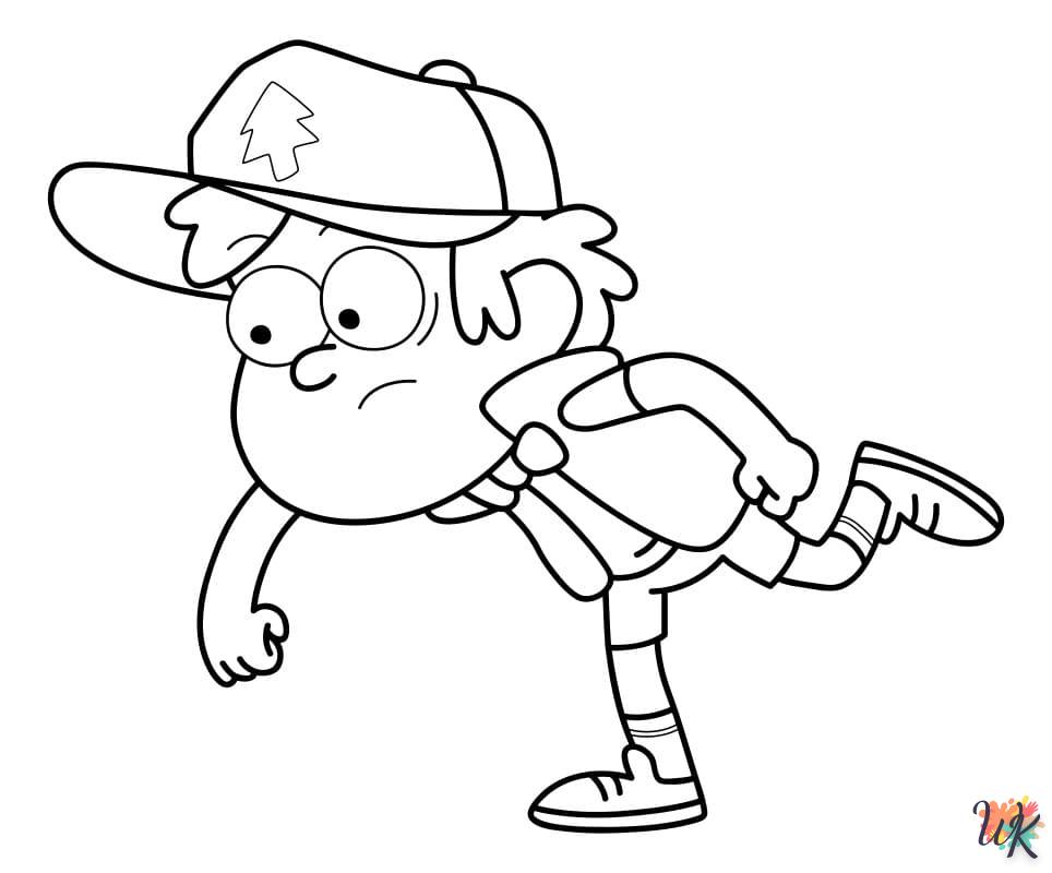 Dibujos para Colorear Gravity Falls 63