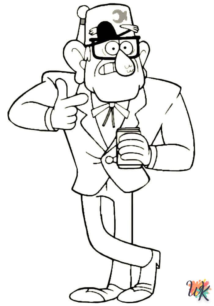 Dibujos para Colorear Gravity Falls 7