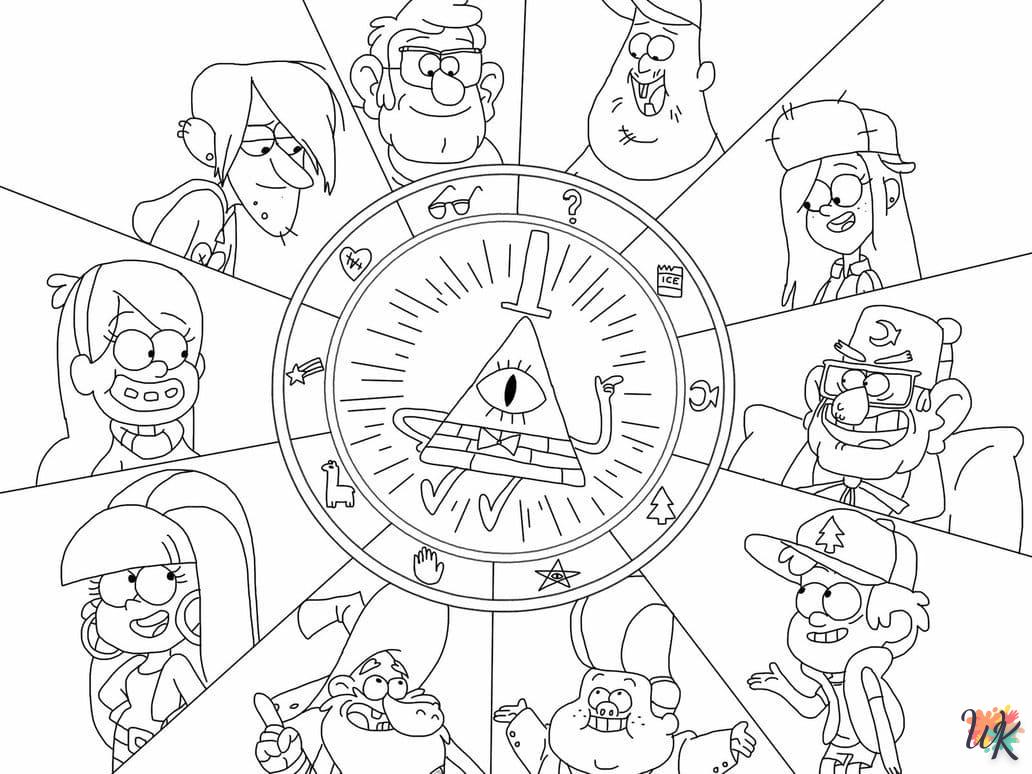 Dibujos para Colorear Gravity Falls 70