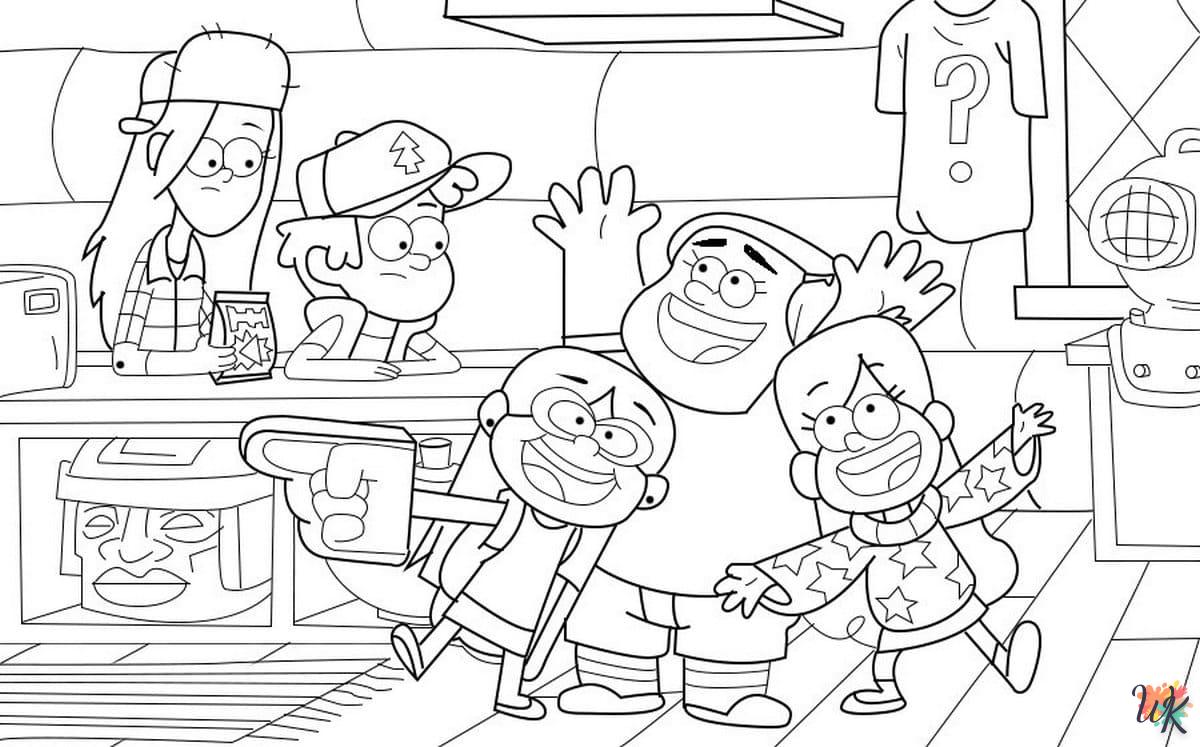 Dibujos para Colorear Gravity Falls 71