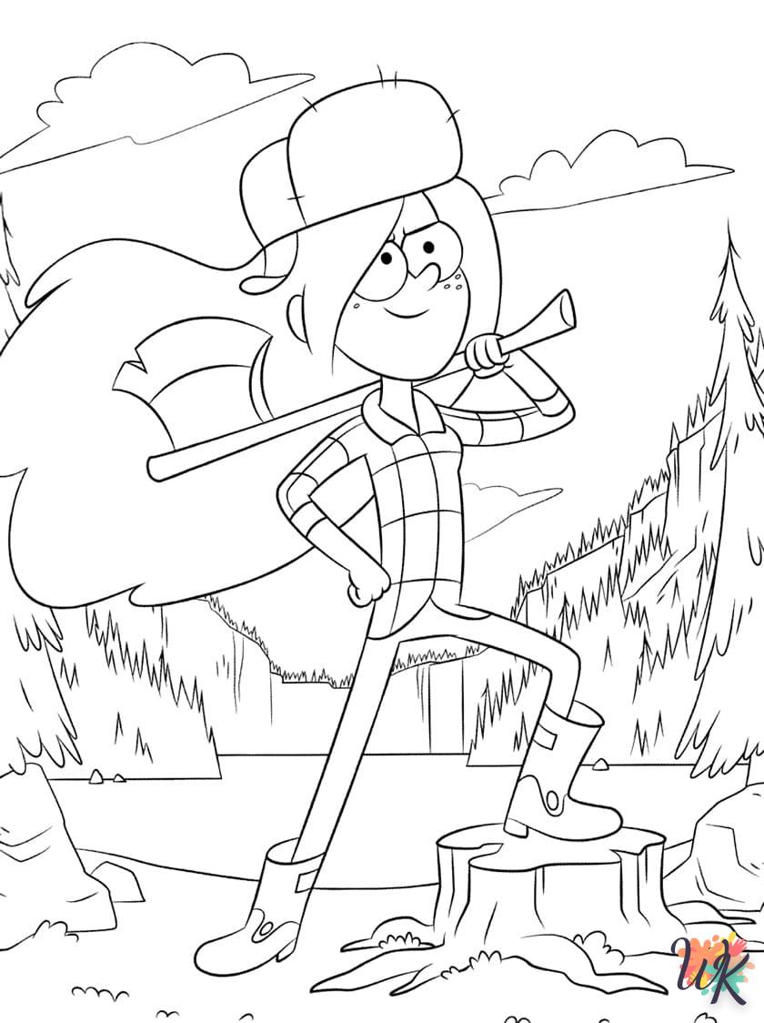 Dibujos para Colorear Gravity Falls 73