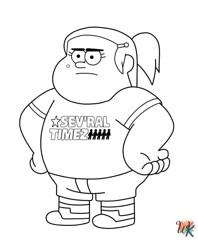 Dibujos para Colorear Gravity Falls 76