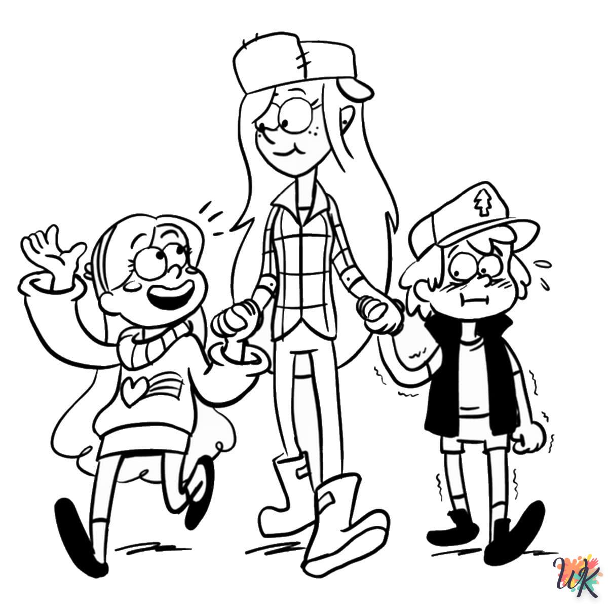 Dibujos para Colorear Gravity Falls 81