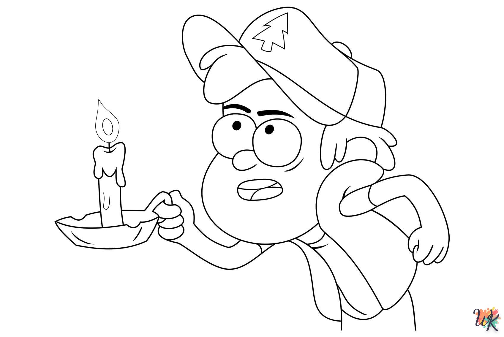 Dibujos para Colorear Gravity Falls 9