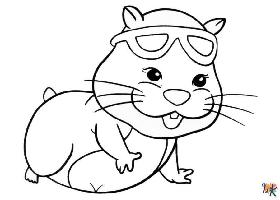 Dibujos para Colorear Hamster 101