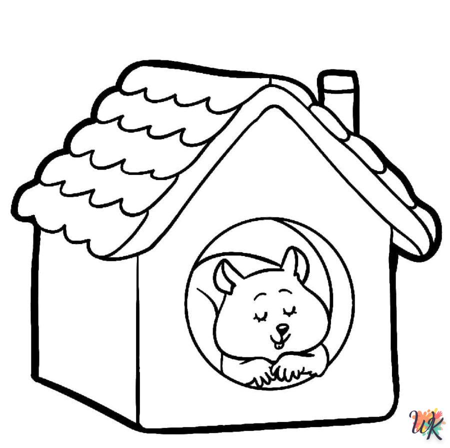 Dibujos para Colorear Hamster 107