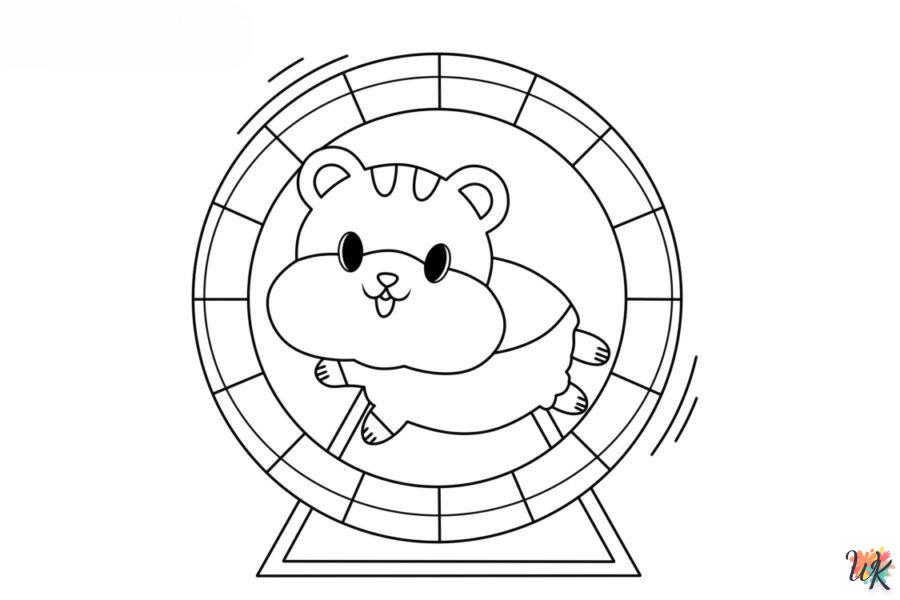 Dibujos para Colorear Hamster 108