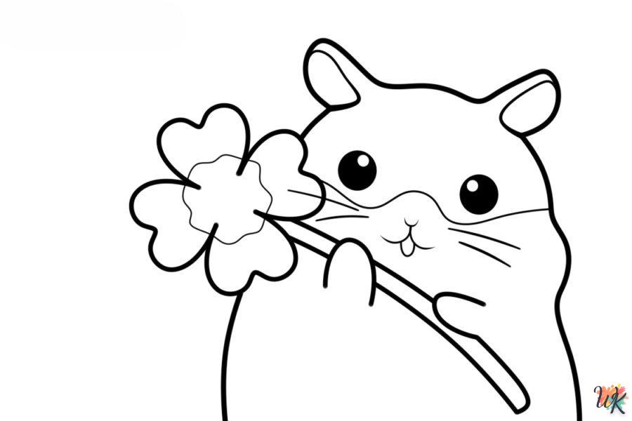 Dibujos para Colorear Hamster 111