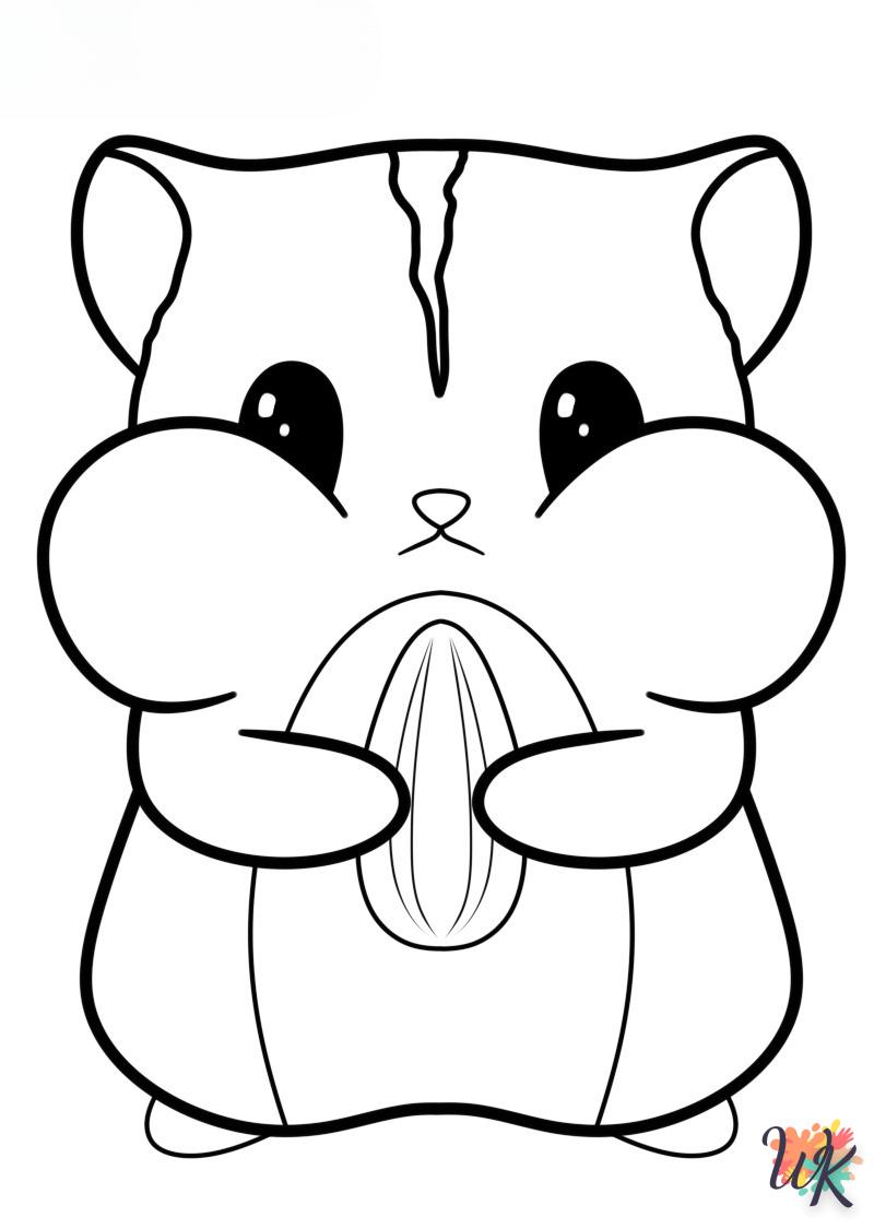 Dibujos para Colorear Hamster 113