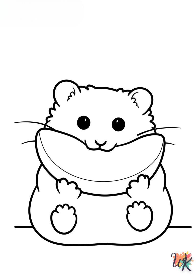 Dibujos para Colorear Hamster 114