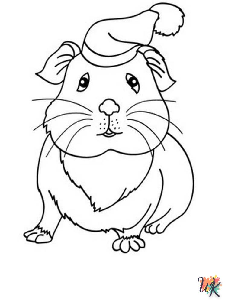 Dibujos para Colorear Hamster 13