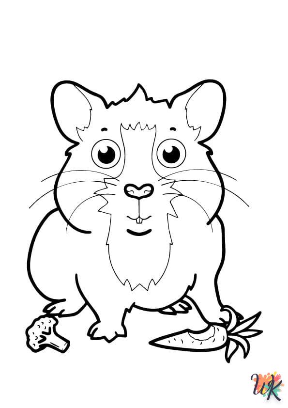 Dibujos para Colorear Hamster 26