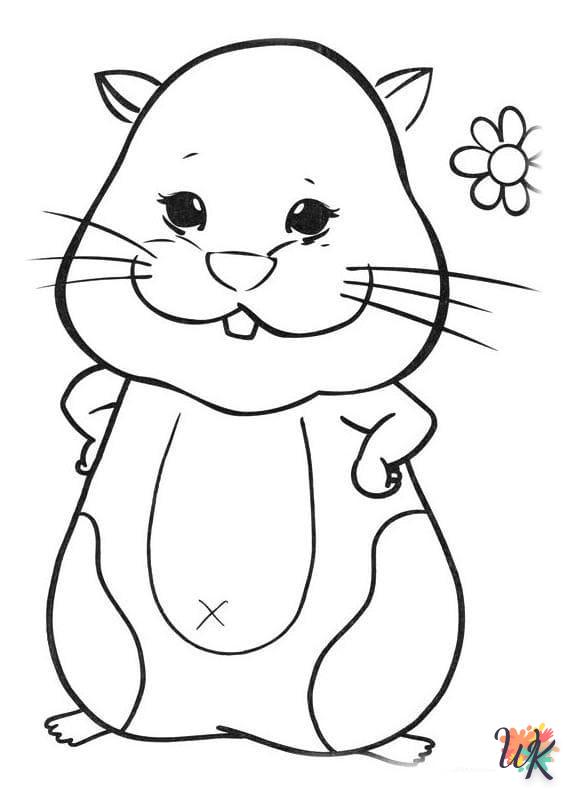 Dibujos para Colorear Hamster 29