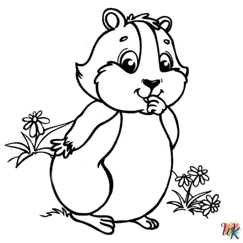 Dibujos para Colorear Hamster 31