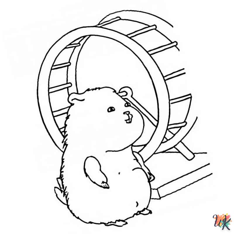 Dibujos para Colorear Hamster 40