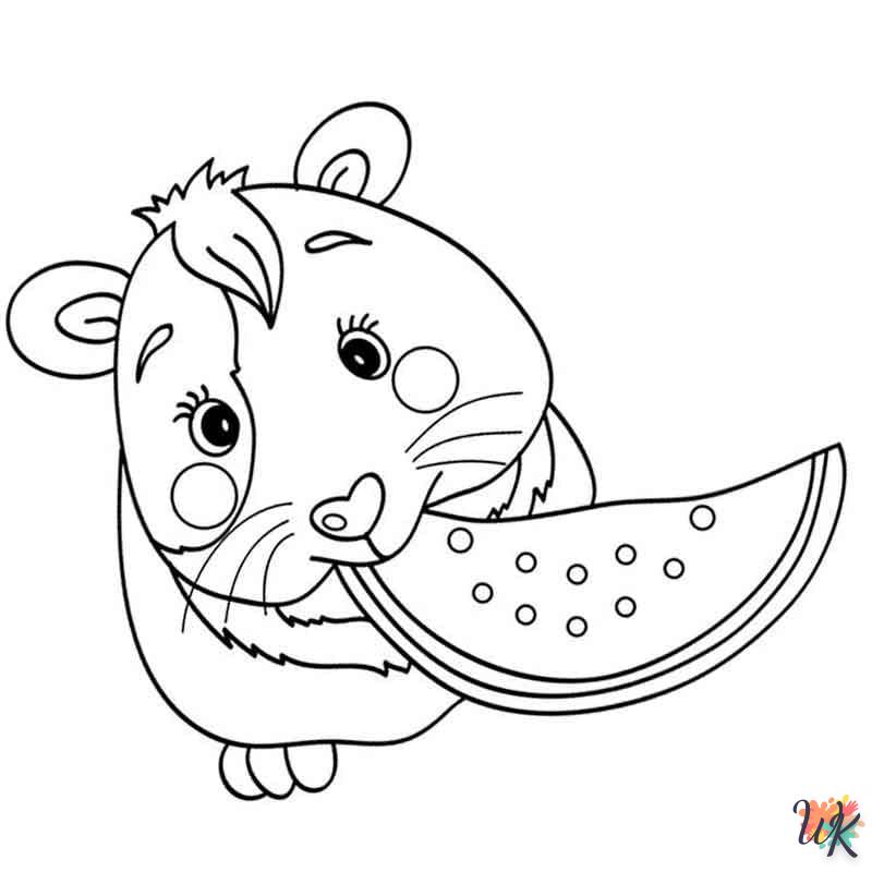 Dibujos para Colorear Hamster 47