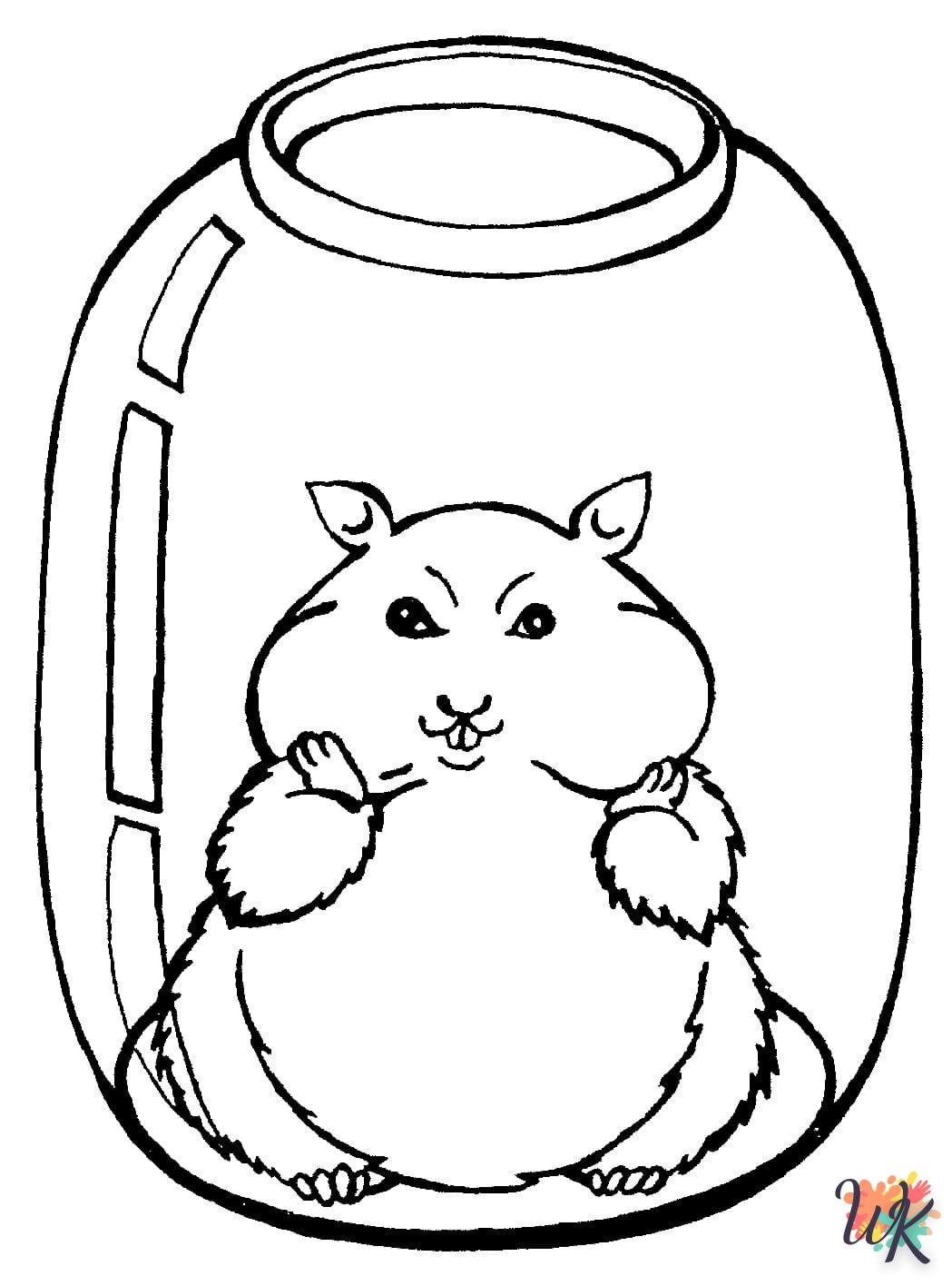 Dibujos para Colorear Hamster 49