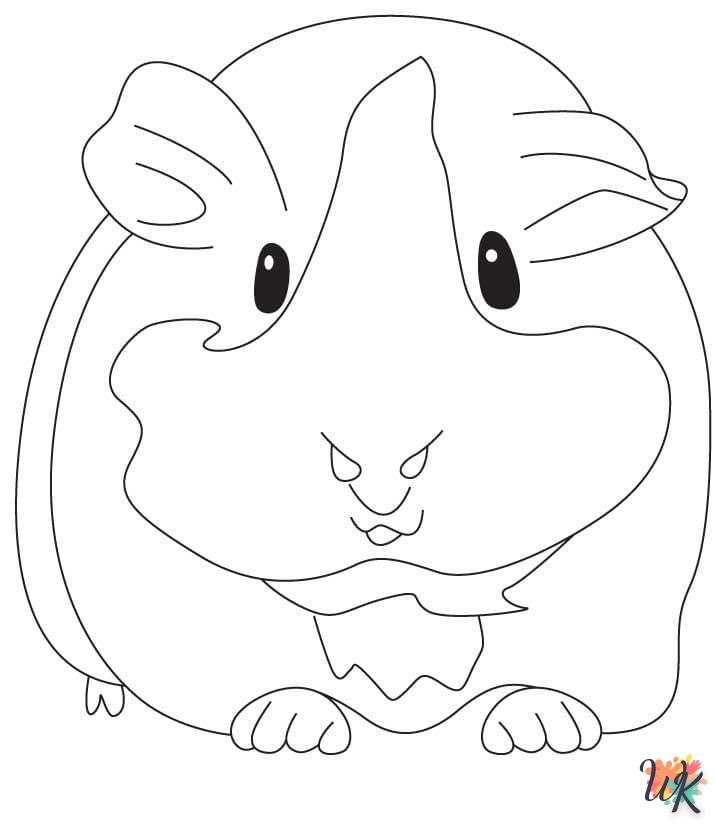 Dibujos para Colorear Hamster 52