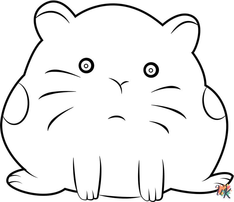 Dibujos para Colorear Hamster 56