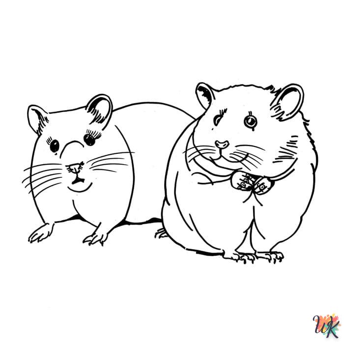 Dibujos para Colorear Hamster 60