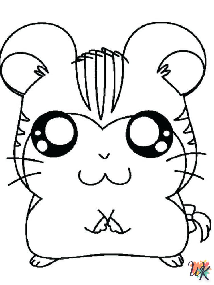 Dibujos para Colorear Hamster 61