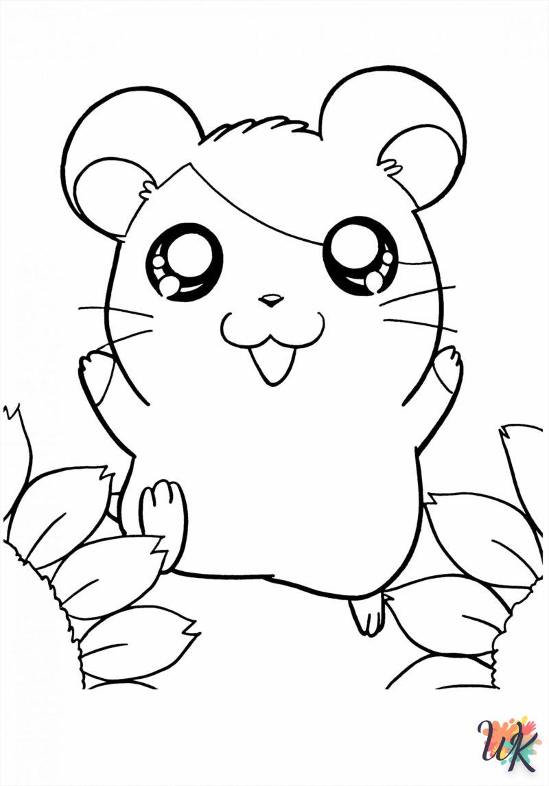 Dibujos para Colorear Hamster 64