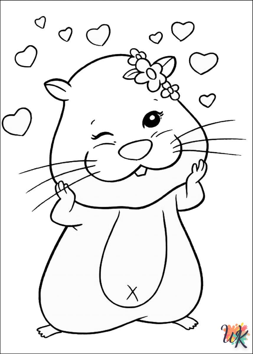 Dibujos para Colorear Hamster 66