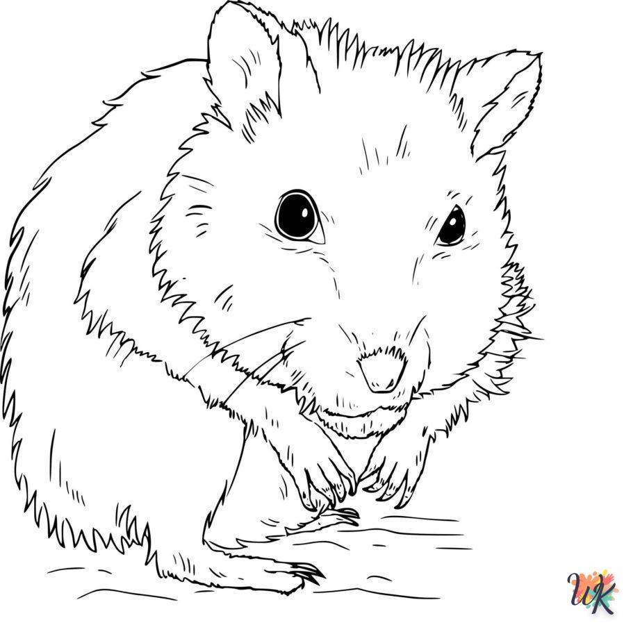 Dibujos para Colorear Hamster 67